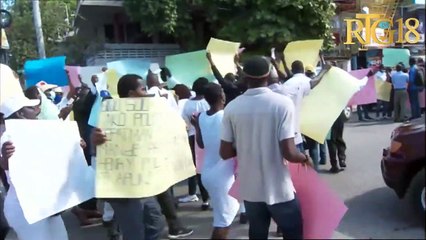 Manifestasyon pou egzije premye minis Ariel Henry respekte swivi akò 11 septanm lan.