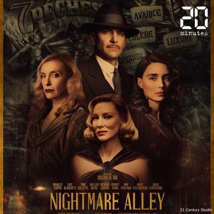 «Nightmare Alley»: Bradley Cooper laisse libre cours à son côté inquiétant pour Guillermo Del Toro