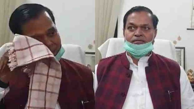 टिकट कटने पर फूट-फूटकर रोने लगे BJP नेता एसके शर्मा, बोले- पार्टी ने मेरे साथ किया विश्वसघात