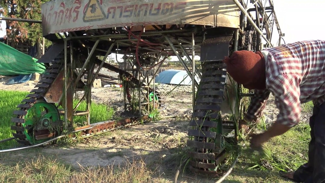 Thai Farmers this is not a combat machine but spraying machine in Thailand