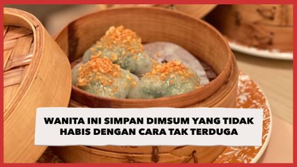 Ogah Mubazir, Wanita Ini Simpan Dimsum yang Tidak Habis dengan Cara Tak Terduga