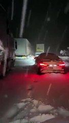 Gaziantep Adana otoyolu kapandı! 7 bin kişi mahsur...