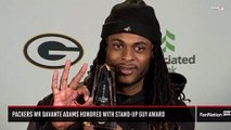 Packers WR Davante Adams Honored with Stand Up Guy Award