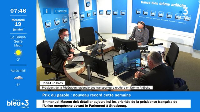 Jean-Luc Brès, président de la Fédération Nationale des Transporteurs Routiers en Drôme Ardèche