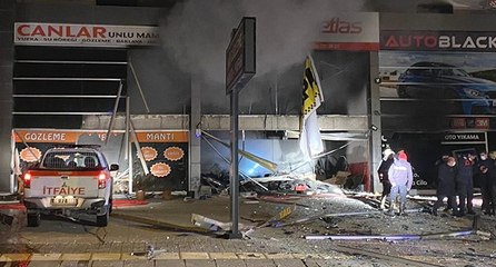 Ankara’da oto lastikçide patlama sonrası yangın!