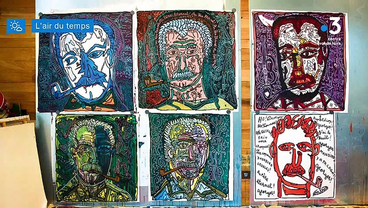 L'air du temps : Expo "Robert Combas chante Sète et Georges Brassens"