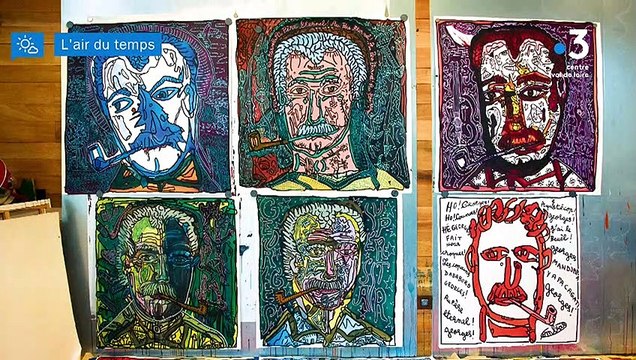 L'air du temps : Expo Robert Combas chante Sète et Georges Brassens