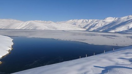 Eksi 30 derecede Dilimli Barajı dondu