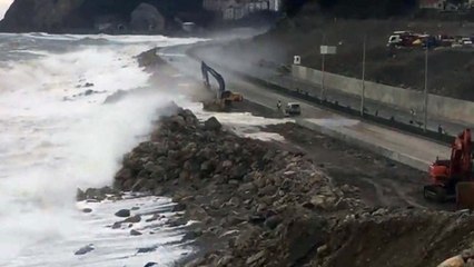 Bu yol Karadeniz'in dalgalarına dayanmaz