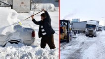 Gaziantep'te yoğun kar yağışı hayatı felç etti! TAG Otoyolu kapandı, mahsur kalan 2900 kişi kurtarıldı