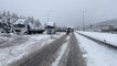 Anadolu Otoyolu'nda kar nedeniyle ulaşıma kapanan Ankara yönü açıldı (3)