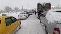 TEM Otoyolu Bolu-Ankara geçişi ulaşıma kapandı