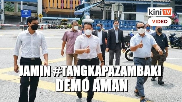 'Demo #TangkapAzamBaki demo aman' - Pemuda Amanah selesai beri keterangan