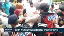 Demo Ratusan Pengungsi Asal Afghanistan di Jakarta Diwarnai Kericuhan