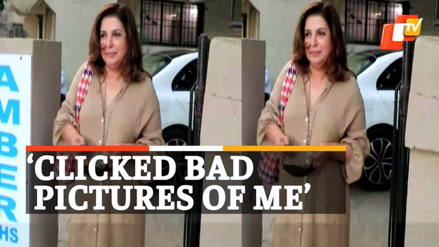 WATCH | Farah Khan Unhappy Over Bad Clicks By Paps