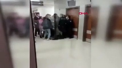 İşte hamile hemşireye saldırı anları