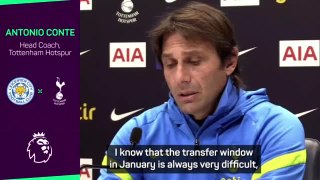 Conte admits Spurs 'need to do something' in January market