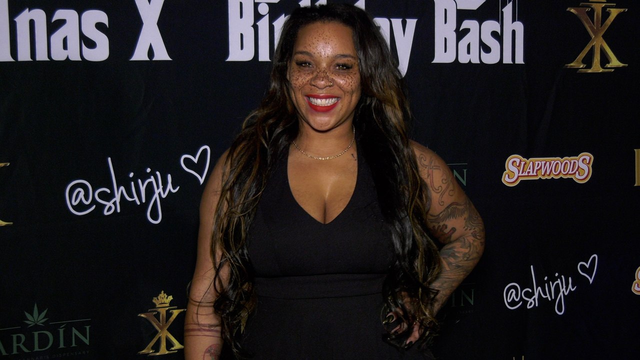 Briana Latrise attends "Inas X Birthday Bash" red carpet event in Los Angeles