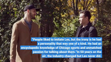 Les Grobstein Chicago’s sports encyclopedia and longtime radio host