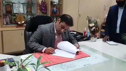 नागौर के नवनियुक्त कलक्टर पीयूष समरिया ने संभाला पदभार