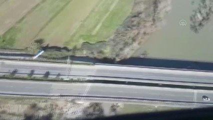 Helikopter ve drone destekli trafik denetimi yapıldı