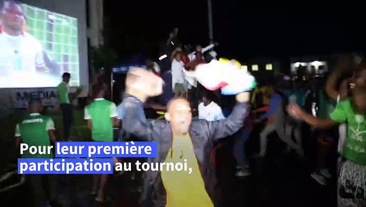 CAN: les supporters comoriens en folie après la victoire sur le Ghana