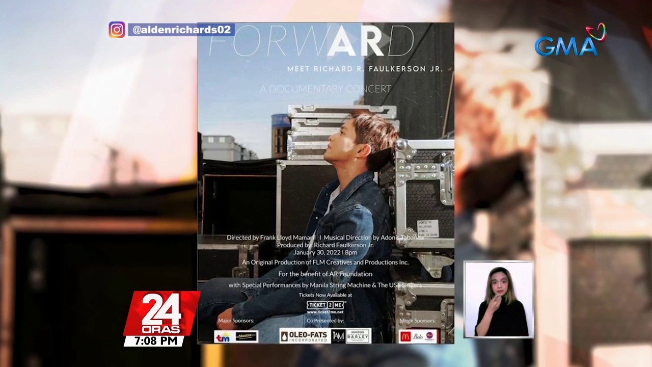 Richard Faulkerson JR., mas makikilala ng mga fans sa bagong docu-concert ni Alden Richards na "Forward" | 24 Oras