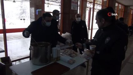 Malatya'da karla mücadele sürüyor