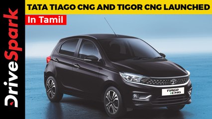 Télécharger la video: Tata Tiago CNG and Tigor CNG launched in India | Details In Tamil