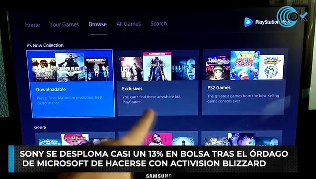 Sony se desploma casi un 13% en Bolsa tras el órdago de Microsoft de hacerse con Activision Blizzard