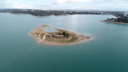 Seyhan Baraj Gölü'nün seviyesi yükseldi; Sevgi Adası'nın yolu suya gömüldü