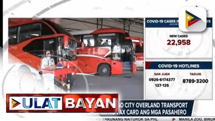 Ilang bus companies sa Davao City Overland Transport Terminal, hinahanapan ng vax card ang mga pasahero