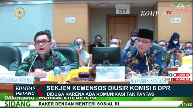 Komisi VIII DPR Usir Sekjen Kemensos dari Rapat, Mensos Tri Rismaharini Minta Maaf