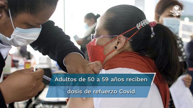 Arranca vacunación Covid para los de 50 a 59 años en la CDMX