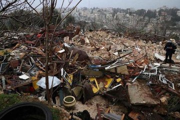 İsrail askerleri kış ortasında Filistinli aileyi evsiz bıraktı