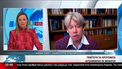 Η Καθηγήτρια επιδημιολογίας, Α.Λινού στο δελτίο του Star