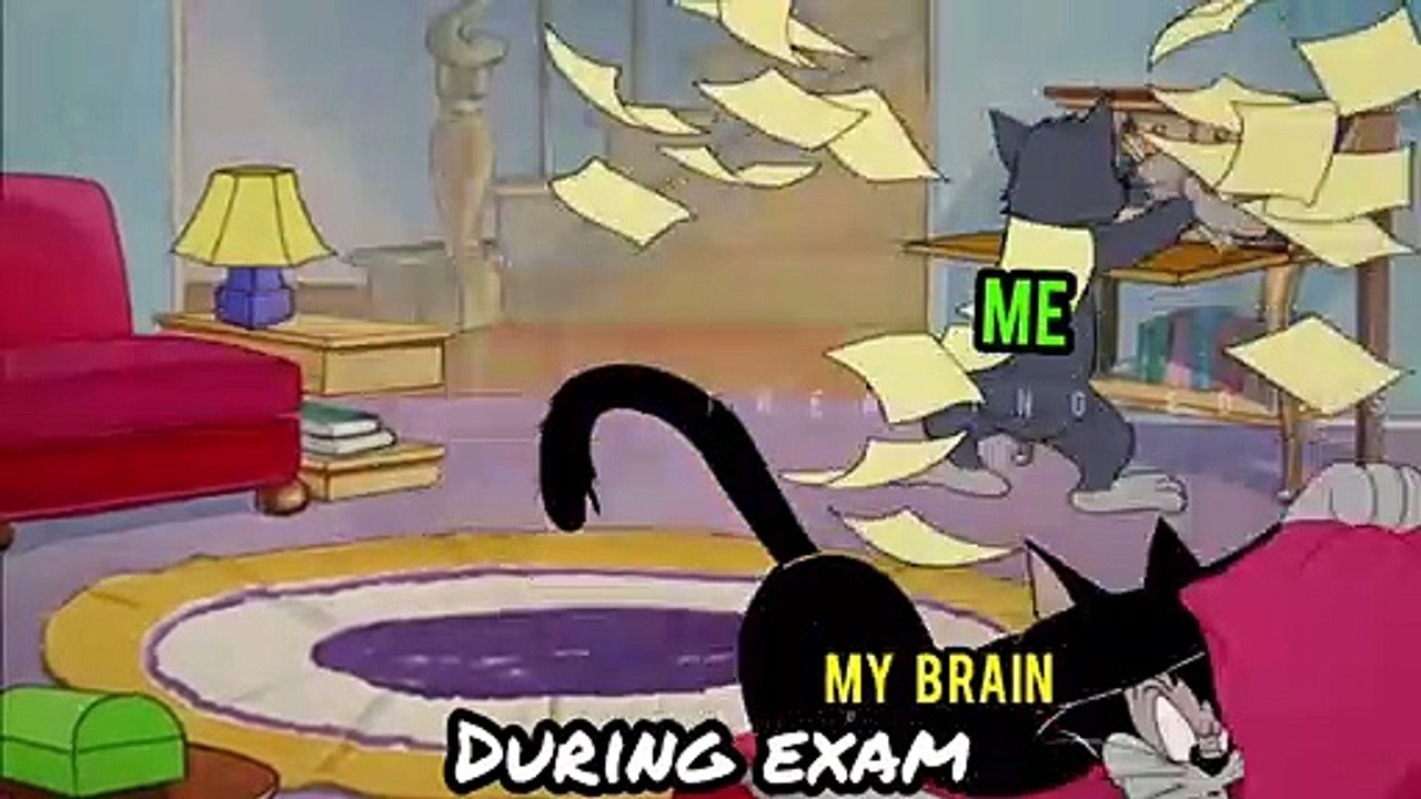 When You Try to Remember Answer During Exam Meme