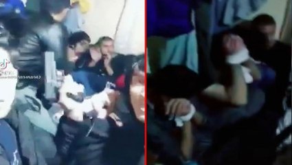 İstanbul'un göbeğinde korkutan olay! Gasp çetesi, eve baskın yaptığı anları TikTok'ta paylaştı