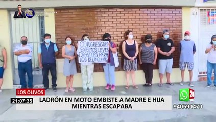 Los Olivos: hombre persiguió por varias cuadras a ladrón que le arrebato su celular