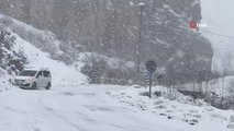 Şırnak'ta yoğun kar yağışı ulaşımı olumsuz etkiliyor