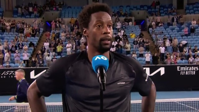 Open d'Australie 2022 - Gaël Monfils : Je ne sais pas quoi dire... j'ai fait un match solide, je joue bien !
