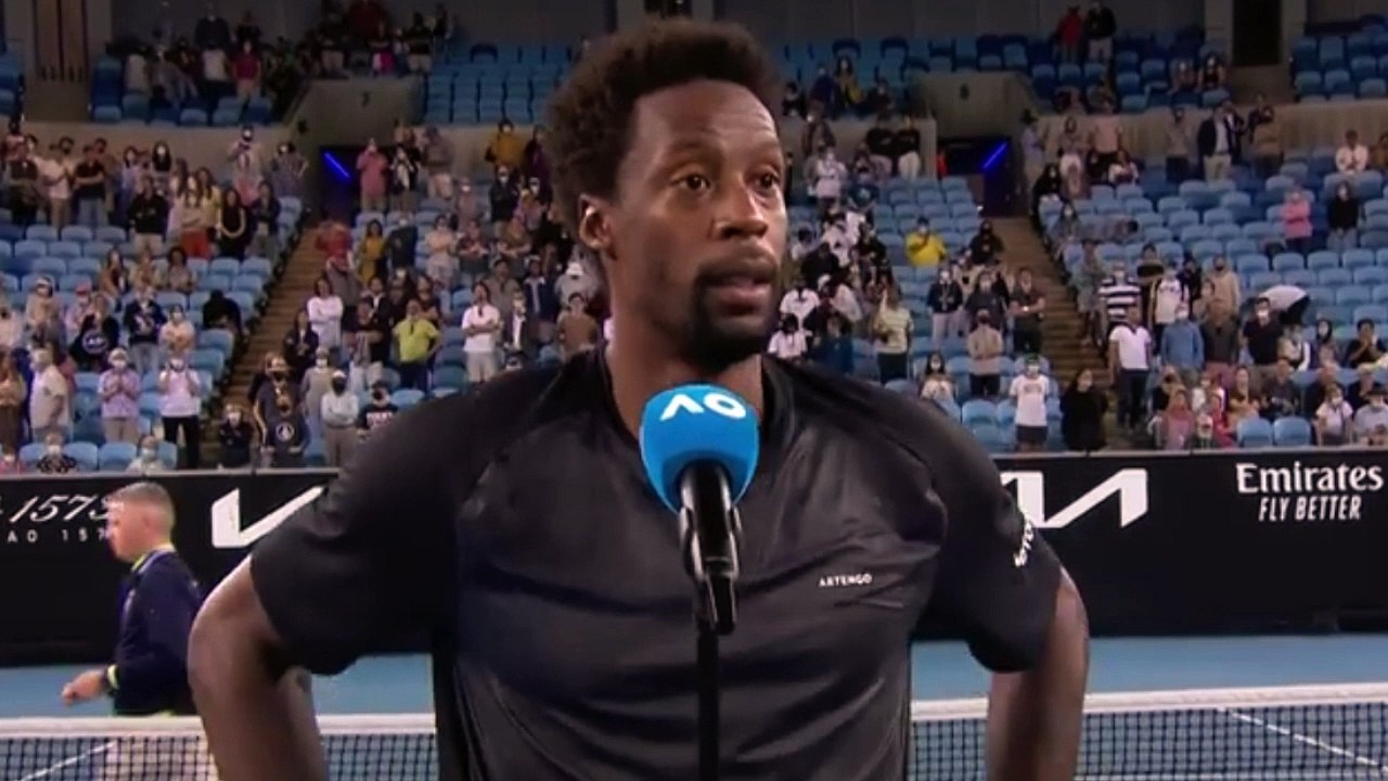 Open d'Australie 2022 - Gaël Monfils : "Je ne sais pas quoi dire... j'ai fait un match solide, je joue bien !"