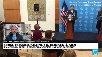 Blinken, depuis l'Ukraine, appelle Poutine à la paix