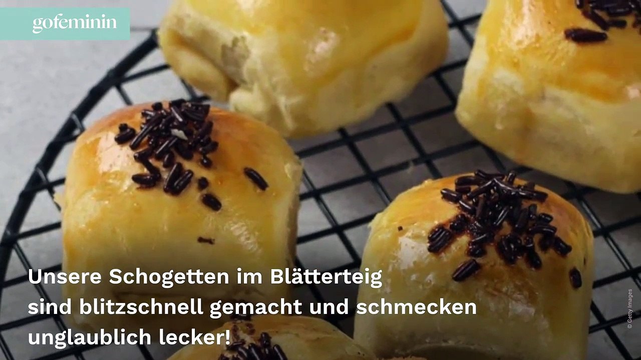 Verboten gut: Schogetten im Blätterteig