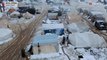 Tempestade de neve atinge deslocados em Afrin