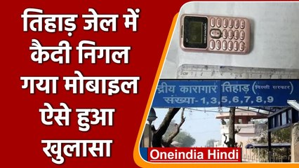 Tihar jail में कैदी निगल लिया 7 सेंटीमीटर लंबा mobile, ऐसे हुआ खुलासा | वनइंडिया हिंदी