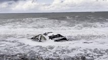 Son dakika haber | KASTAMONU - Bozkurt'taki selde kaybolan araç 5 ay sonra sahile vurdu