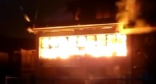 Montemurlo (PO) - Incendio in una ditta tessile (19.01.22)