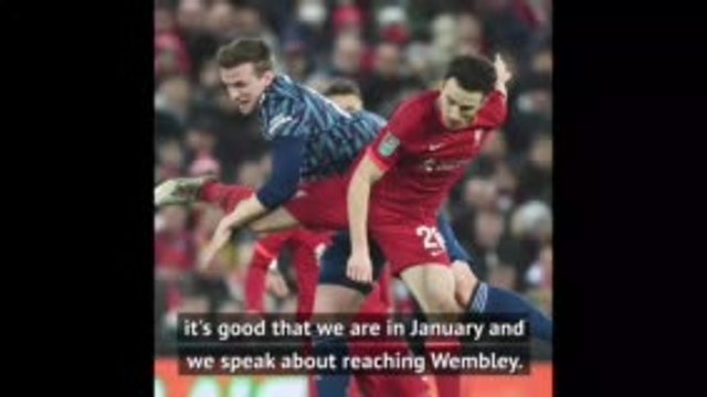Liverpool will 'try everything' to reach Wembley - Lijnders