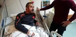 Afganlı çocukları yangından kurtarıp oksijen maskesini vermiş, kalp krizi geçirmişti...Tedavisi devam eden itfaiye eri yaşadıklarını anlattı
